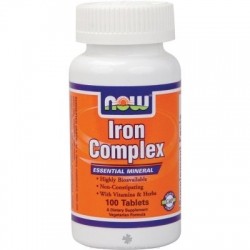 NOW FOOD Iron Complex 100 tabletek